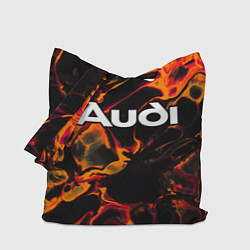 Сумка-шопер Audi red lava, цвет: 3D-принт