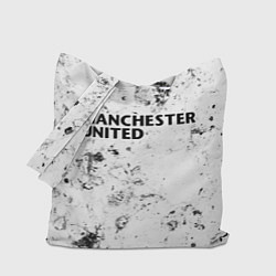 Сумка-шопер Manchester United dirty ice, цвет: 3D-принт