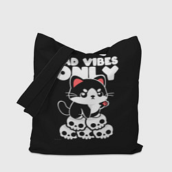 Сумка-шопер Кот - только плохие предчувствия, цвет: 3D-принт