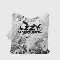 Сумка-шопер Ozzy Osbourne white graphite, цвет: 3D-принт