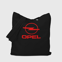 Сумка-шопер Opel red logo auto, цвет: 3D-принт