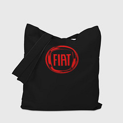 Сумка-шопер FIAT logo red, цвет: 3D-принт