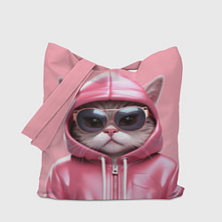 Сумка-шоппер Кошка в капюшоне