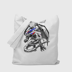 Сумка-шопер BMW s1000rr dragon, цвет: 3D-принт