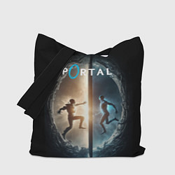 Сумка-шоппер Люди в портале