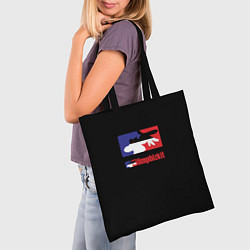 Сумка-шопер Limp Bizkit logo brend, цвет: 3D-принт — фото 2