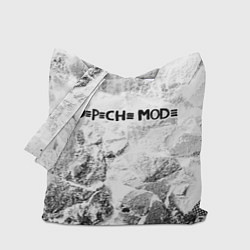 Сумка-шопер Depeche Mode white graphite, цвет: 3D-принт