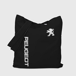Сумка-шоппер Peugeot logo white