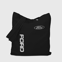 Сумка-шопер Ford logo white steel, цвет: 3D-принт