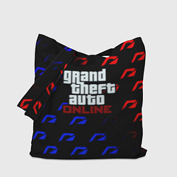 Сумка-шопер NFS x GTA pattern, цвет: 3D-принт