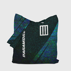 Сумка-шоппер Paramore glitch blue