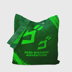 Сумка-шопер JoJo Bizarre Adventure - green gradient, цвет: 3D-принт