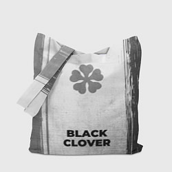 Сумка-шоппер Black Clover - white gradient по-центру
