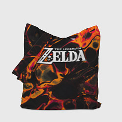 Сумка-шоппер Zelda red lava