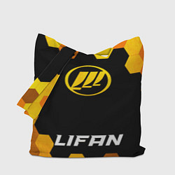 Сумка-шоппер Lifan - gold gradient по-центру