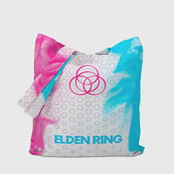Сумка-шоппер Elden Ring neon gradient style по-центру