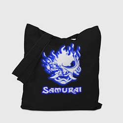 Сумка-шопер Samurai logo ghost, цвет: 3D-принт