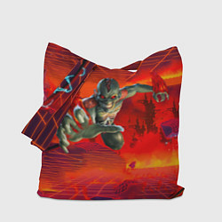 Сумка-шоппер Iron Maiden rock colored