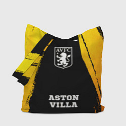 Сумка-шоппер Aston Villa - gold gradient по-центру