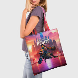Сумка-шопер Deadlock Bebop, цвет: 3D-принт — фото 2