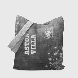 Сумка-шоппер Aston Villa - grey gradient вертикально