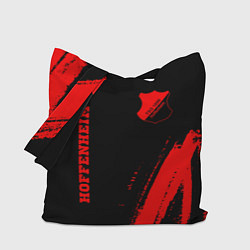 Сумка-шоппер Hoffenheim - red gradient вертикально