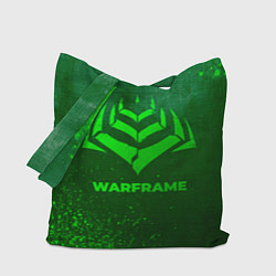 Сумка-шоппер Warframe - green gradient