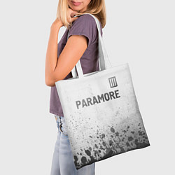 Сумка-шопер Paramore - white gradient посередине, цвет: 3D-принт — фото 2