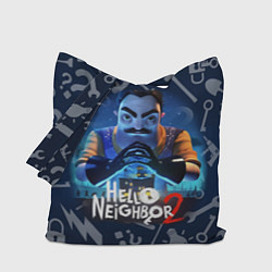Сумка-шопер Привет сосед из игры Hello Neighbor, цвет: 3D-принт