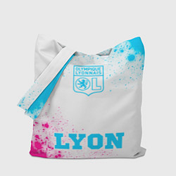 Сумка-шоппер Lyon neon gradient style по-центру