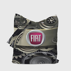 Сумка-шопер FIAT logo motors, цвет: 3D-принт