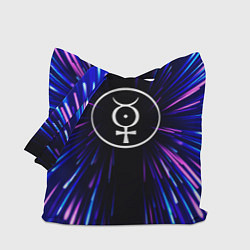 Сумка-шоппер Marilyn Manson neon energy