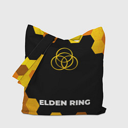 Сумка-шоппер Elden Ring - gold gradient по-центру