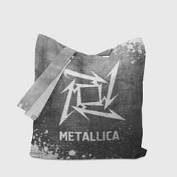 Сумка-шоппер Metallica - grey gradient