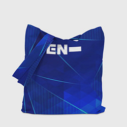 Сумка-шопер Enhypen blue poly, цвет: 3D-принт