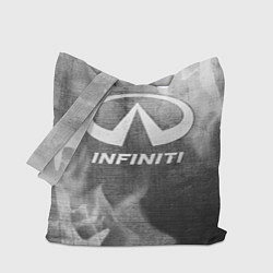 Сумка-шопер Infiniti - grey gradient, цвет: 3D-принт