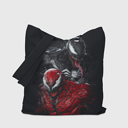Сумка-шопер Venom and Carnage, цвет: 3D-принт