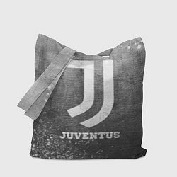 Сумка-шопер Juventus - grey gradient, цвет: 3D-принт