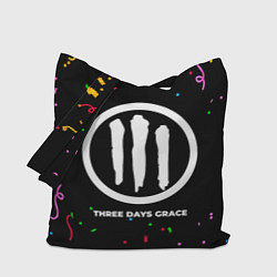 Сумка-шоппер Three Days Grace конфети