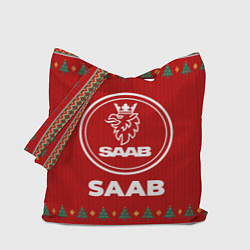Сумка-шопер Saab new year, цвет: 3D-принт