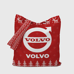 Сумка-шоппер Новогодний Volvo с оленями