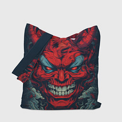 Сумка-шопер Red demon Oni, цвет: 3D-принт