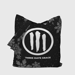 Сумка-шопер Снежный Three Days Grace, цвет: 3D-принт