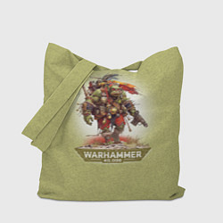 Сумка-шопер Воин орк Warhammer, цвет: 3D-принт