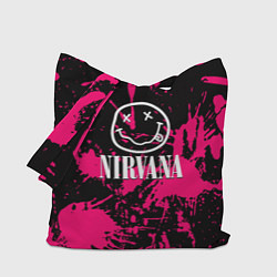 Сумка-шопер Nirvana pink color, цвет: 3D-принт