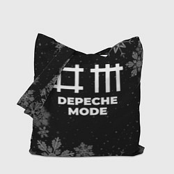 Сумка-шопер Снежный Depeche Mode, цвет: 3D-принт