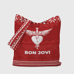 Сумка-шоппер Новогодний Bon Jovi