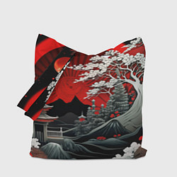 Сумка-шоппер Деревья Японии и природа