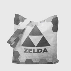 Сумка-шопер Zelda - white gradient, цвет: 3D-принт