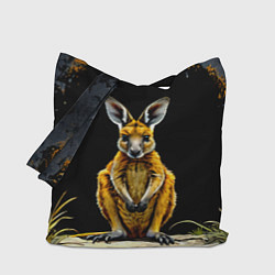 Сумка-шоппер Кенгуру на черном